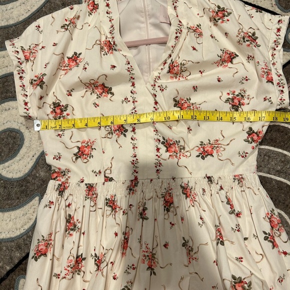 Gal Meets Glam Cream Cecily Dress, Size 8 - Picture 6 of 6